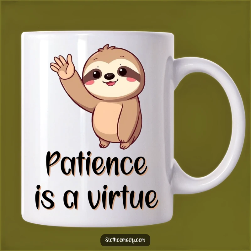 Funny Sloth Wave Mug: A Hilarious Gift for Slow Movers Who Enjoy a Joyful Greeting