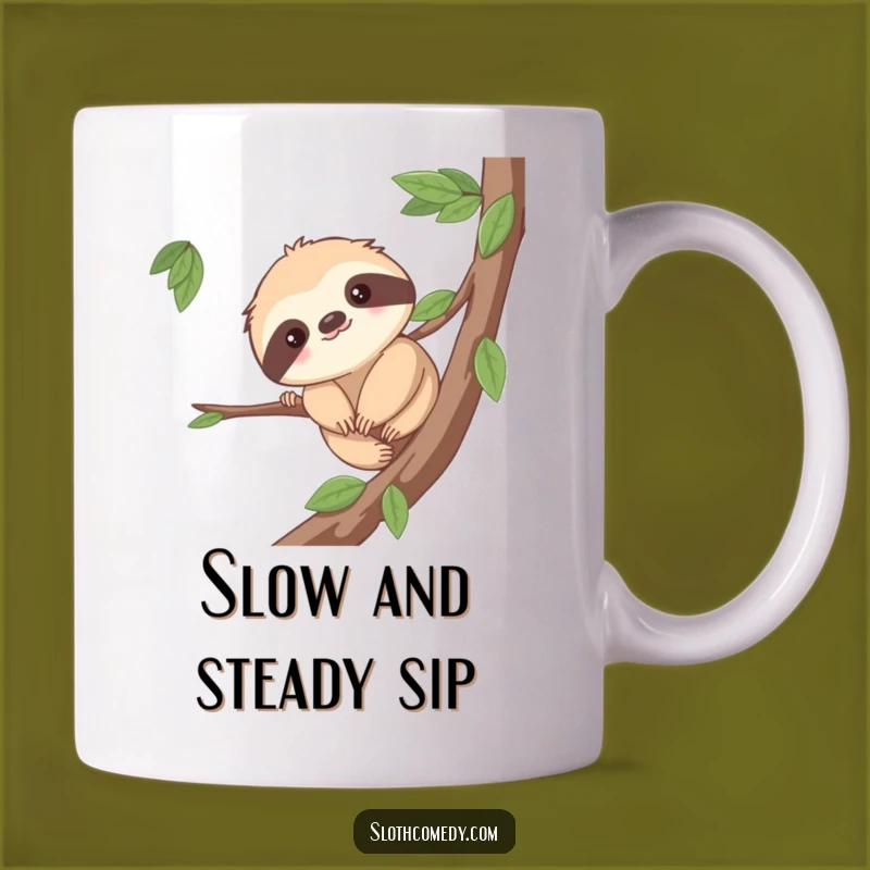 Funny Sloth Effort Mug: Gentle Character Inch by Inch - Hilarious Gift Idea