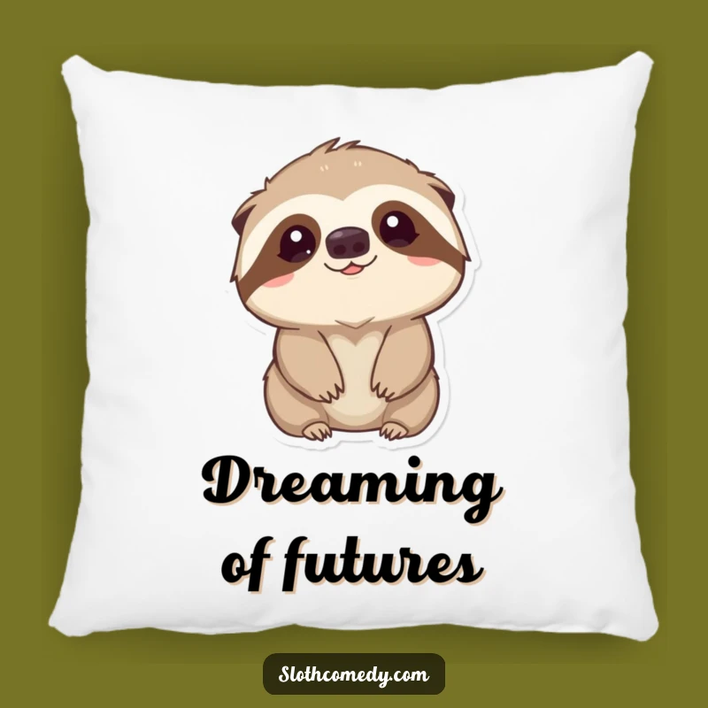 Funny Kawaii Sloth Curiosity Pillow: Cozy Charm, Adorable Funny Gift!
