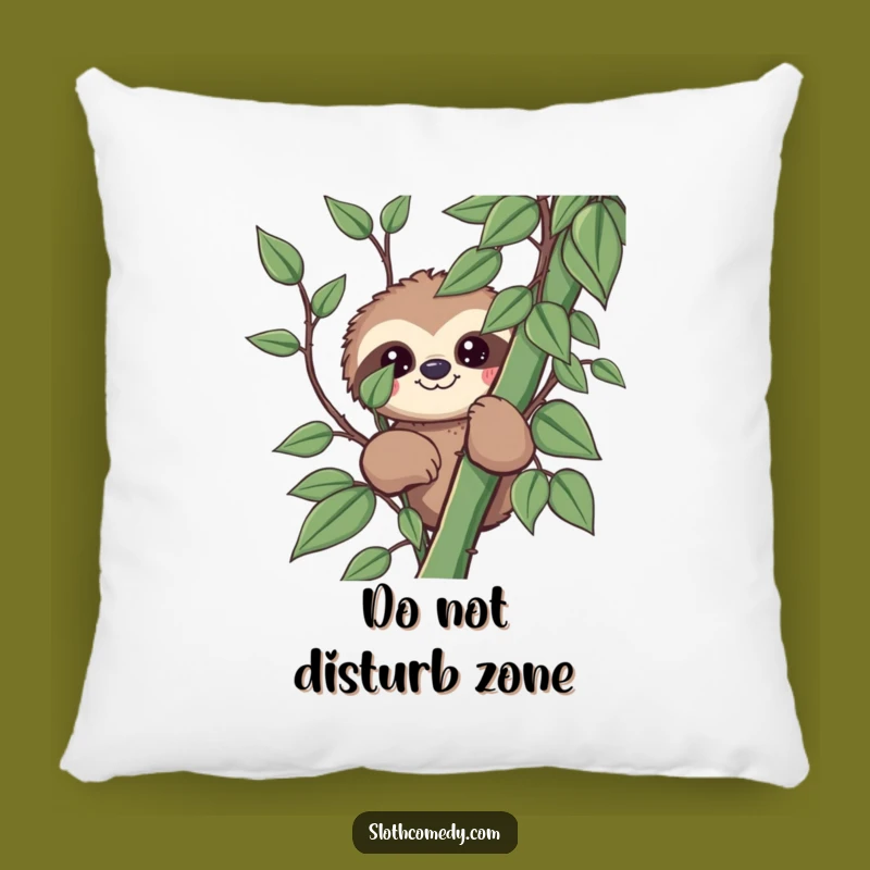 Funny Kawaii Sloth Pillow - Cozy Comfort and Playful Peek-a-Boo Design