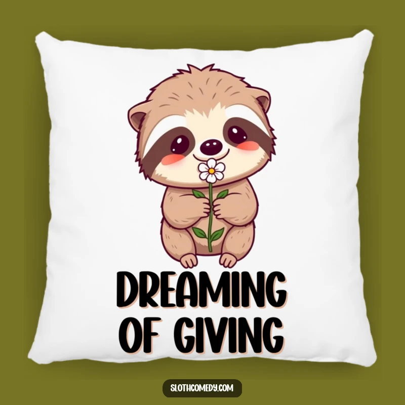 Funny Kawaii Sloth Pillow - Cozy Effortful Sloth Cushion for Heartfelt Comfort
