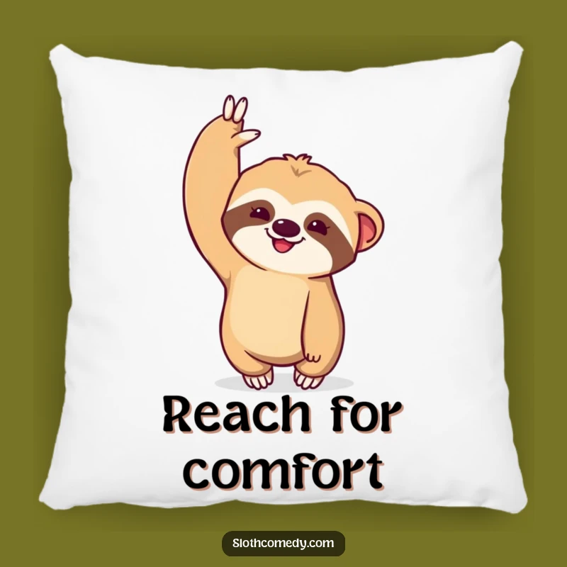 Funny Kawaii Sloth Pillow - Dramatic Stretch Cushion, Adorable Ambitious Funny Gift
