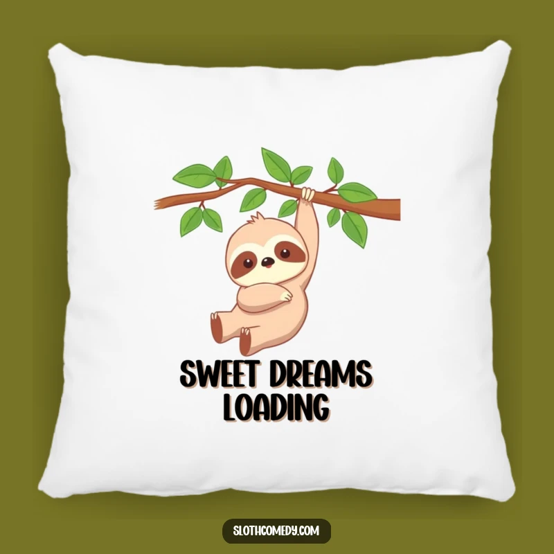 Funny Kawaii Sloth Pillow - Soft Peaceful Sloth Cushion, Cute & Hilarious Gift