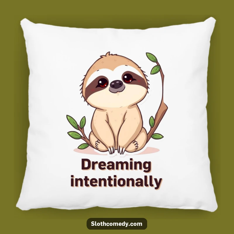Funny Sloth Pillow: Cozy Curiosity for Your Couch, Soft & Snuggly Funny Gift