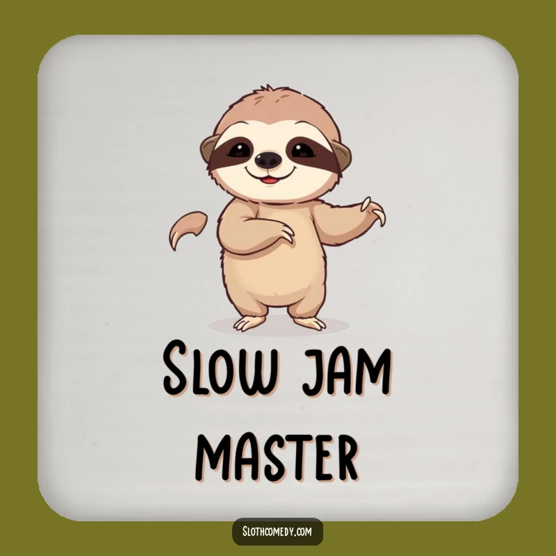 Funny Sloth Dance Drink Coaster: Protect Your Surfaces with This Hilarious Accessory