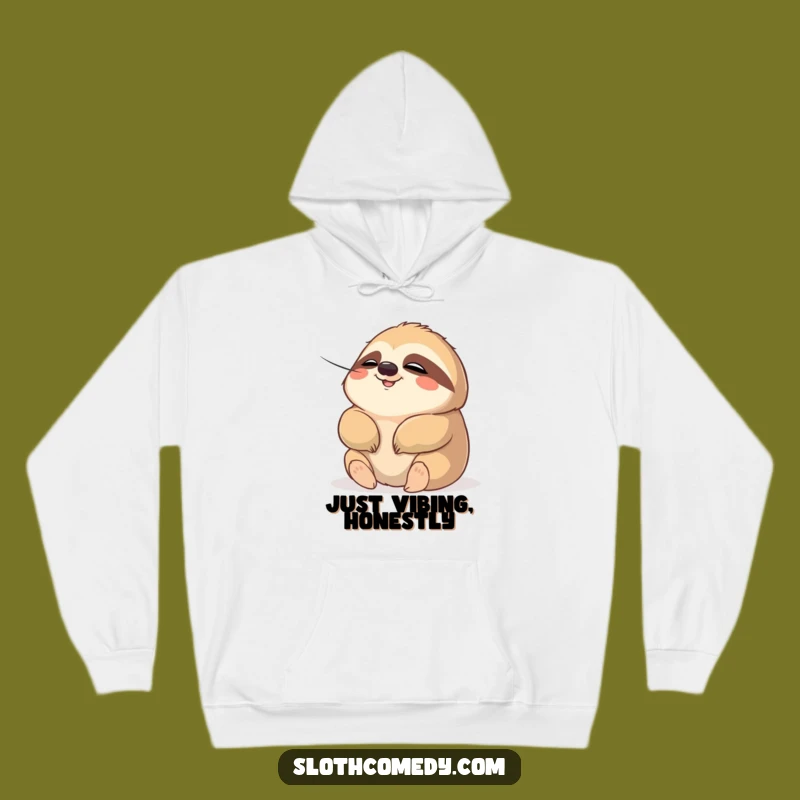 Cozy Funny Chubby Sloth Hoodie: Ultimate Relaxation - Warm & Humorous Gift