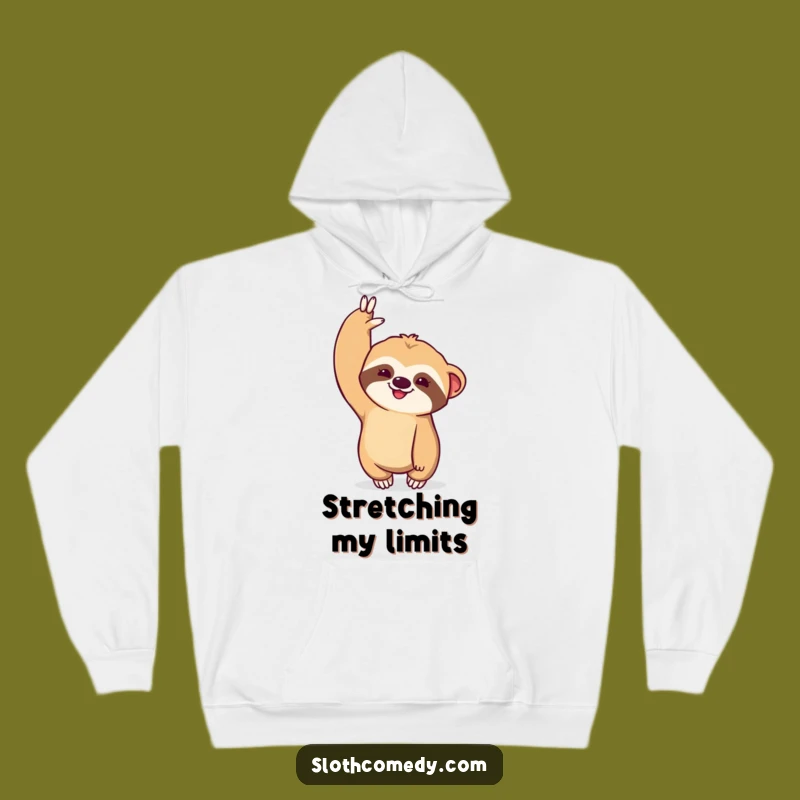 Funny Kawaii Sloth Hoodie - Cozy Dramatic Stretch Sweatshirt, Ideal Ambitious Funny Gift