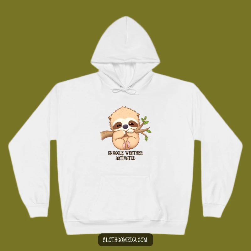 Funny Kawaii Sloth Hug Hoodie: Snuggly Warmth, Amazing Funny Gift!
