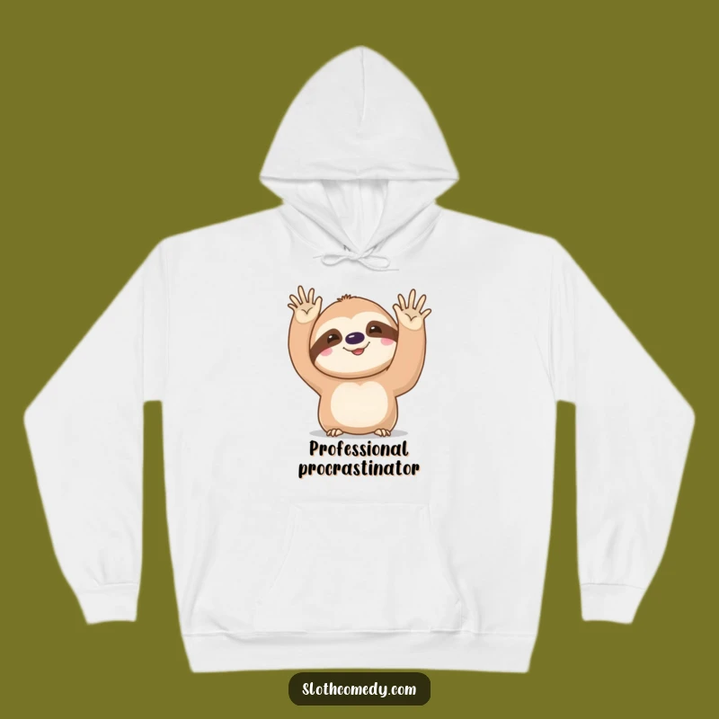 Funny Kawaii Sloth Hoodie: Cozy and Hilarious Slow Wave Apparel