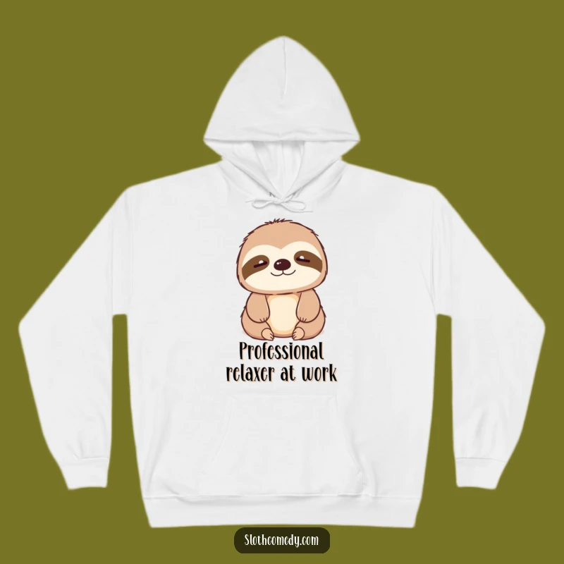 Cozy Funny Kawaii Sloth Hoodie - Ultimate Comfort Gift for Ultimate Loungers