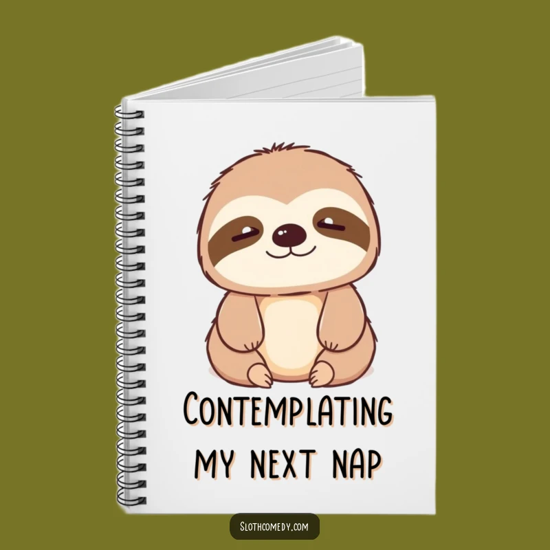 Funny Kawaii Sloth Notebook - Jot Down Ideas with Relaxed, Humorous Style