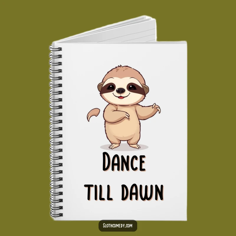Funny Sloth Dance Notebook: Capture Your Moves with This Hilarious Gift for Dancers