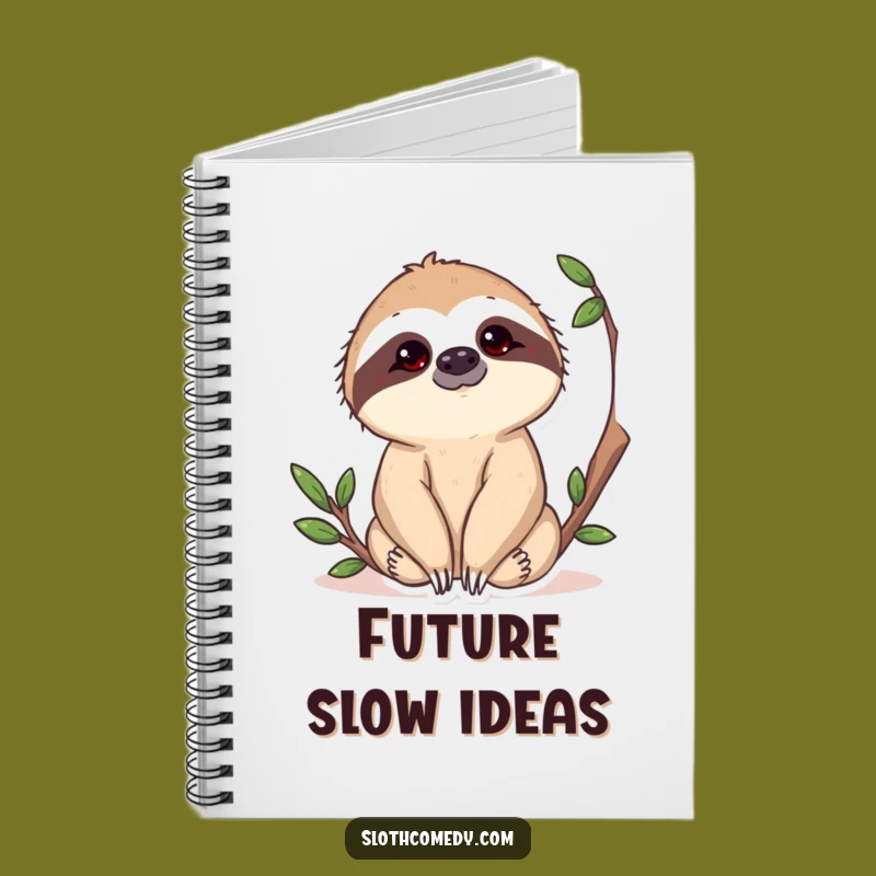 Funny Sloth Notebook: Jot Down Ideas with Curiosity, Perfect Funny Gift for Writers
