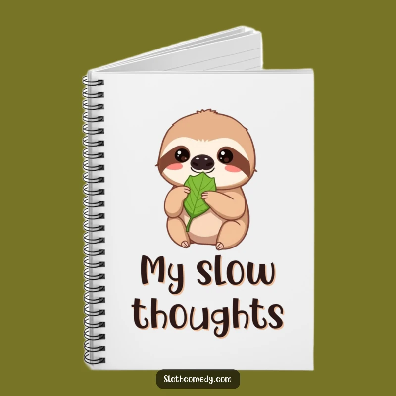 Funny Sloth Notebook: Journal Your Patience & Slow Thoughts