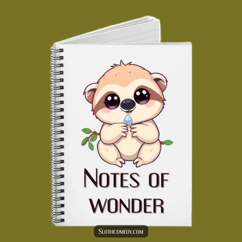 Magical Sloth Notebook - Journal Your Dreams with Sparkling Eyes Sloth Cover