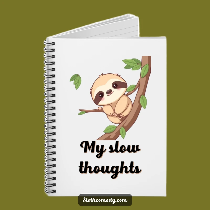 Funny Sloth Effort Notebook: Jot Down Your Slow Ideas - Creative Gift