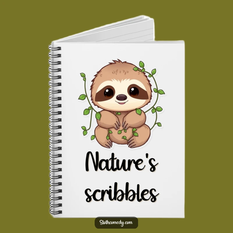 Funny Vine Sloth Notebook: Journal Nature’s Wonders - Perfect Funny Gift