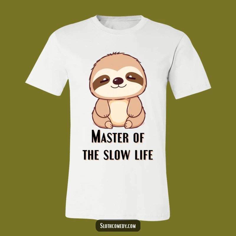 Funny Kawaii Sloth T-Shirt - Hilarious Relaxed Vibe Tee for Sloth Lovers