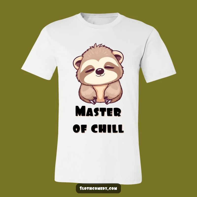 Funny Slow Blink Sloth T-Shirt: Kawaii Relaxation Tee, Perfect Funny Gift