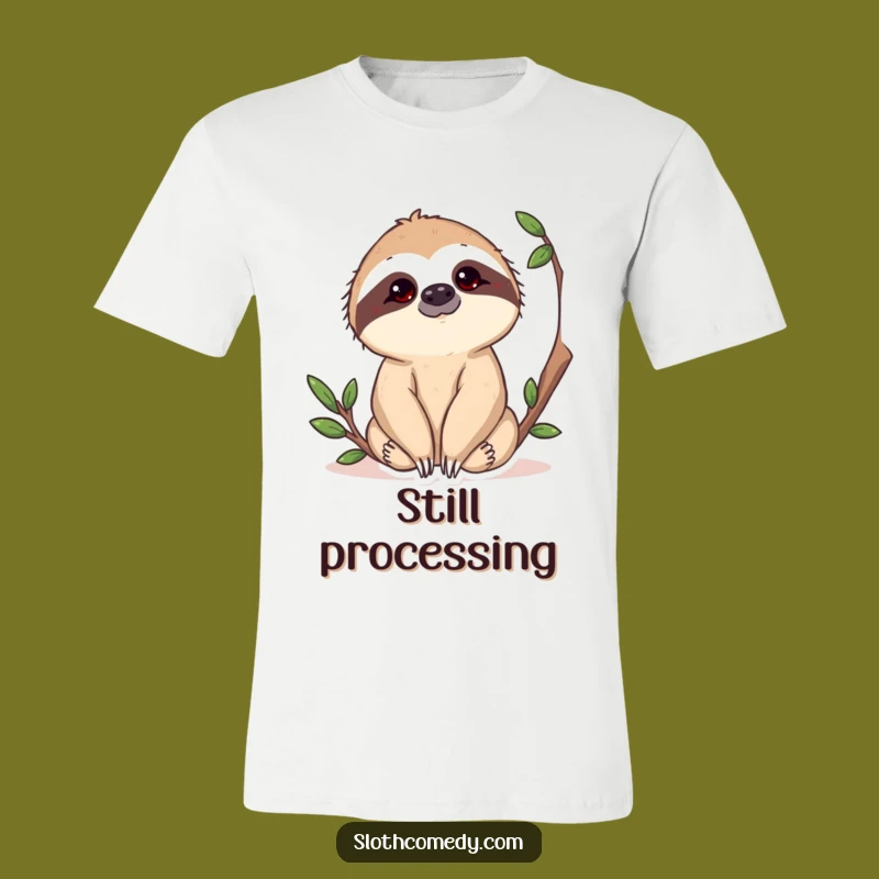 Funny Sloth T-Shirt: Curious Observer, Comfy Cotton, Your New Favorite Funny Gift