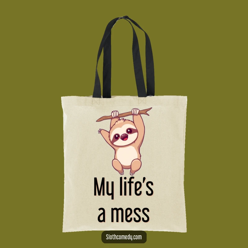 Funny Kawaii Sloth Upside Down Tote Bag: Carry Fun, Wonderful Funny Gift!